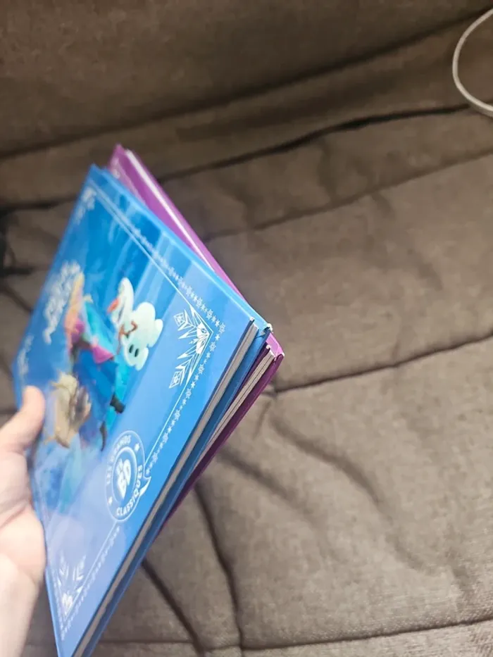 2 livres bd disney reine des neiges et raiponce - photo numéro 4