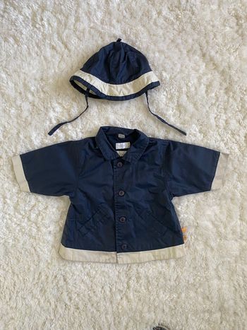 Veste et chapeau imperméable (6 mois)