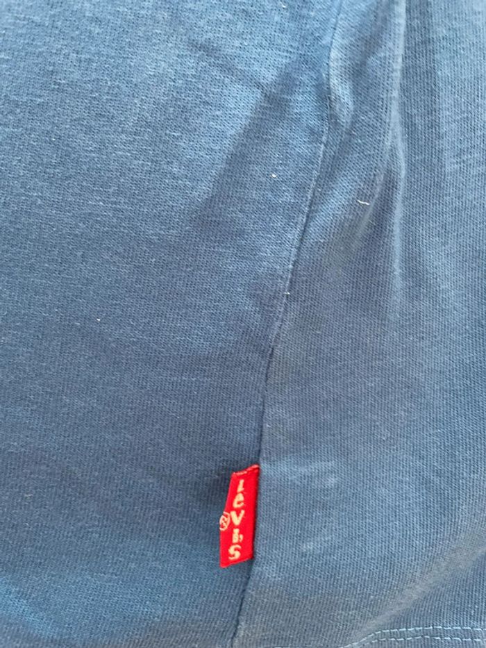 T-shirt Levi's bleu manches courtes 12 ans - photo numéro 4
