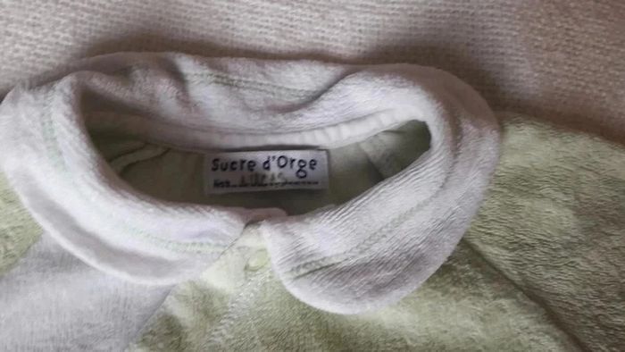 pyjama sucre d'orge 6 mois 68 cm - photo numéro 2