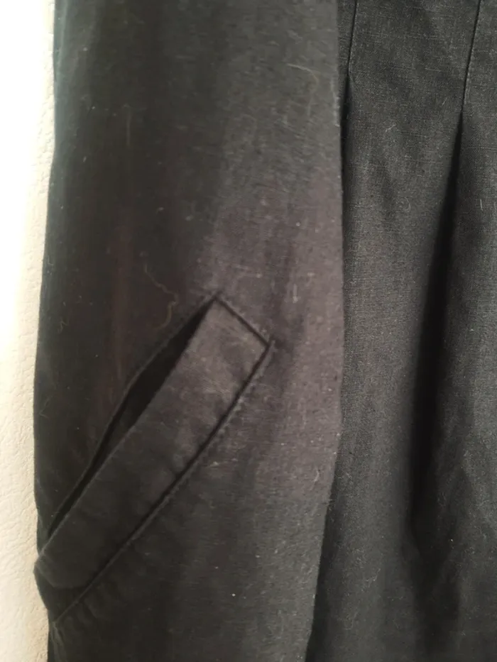 Robe noir lin 48/50 - photo numéro 5