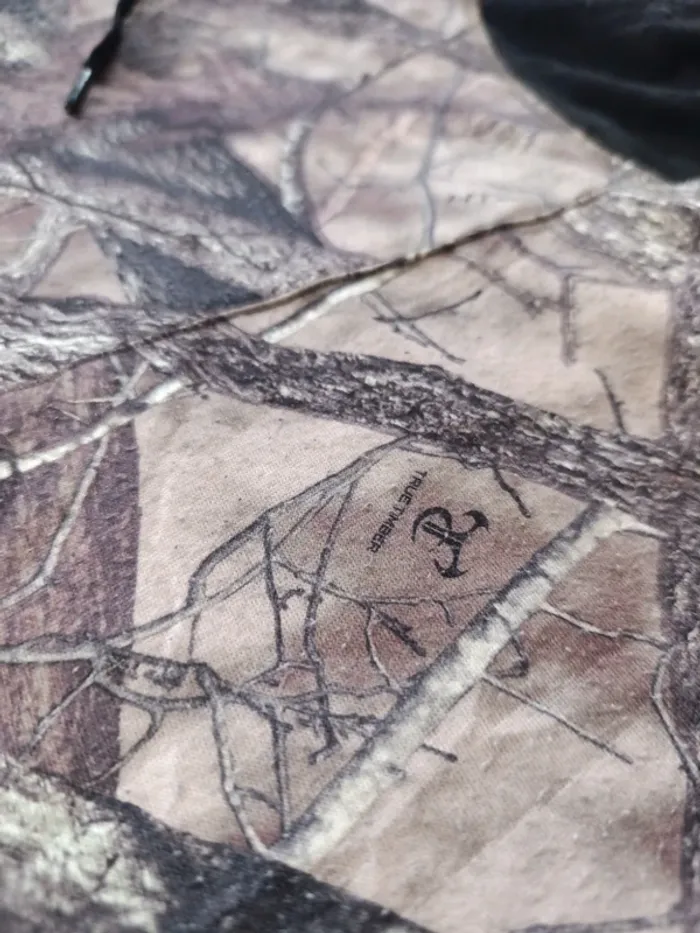 Sweat à capuche camo Realtree bass pro Shops johnny morris M - photo numéro 3