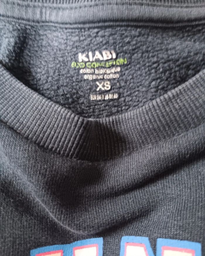 Sweat-Shirt Kiabi "Brunch à la française" taille 34 XS - photo numéro 4