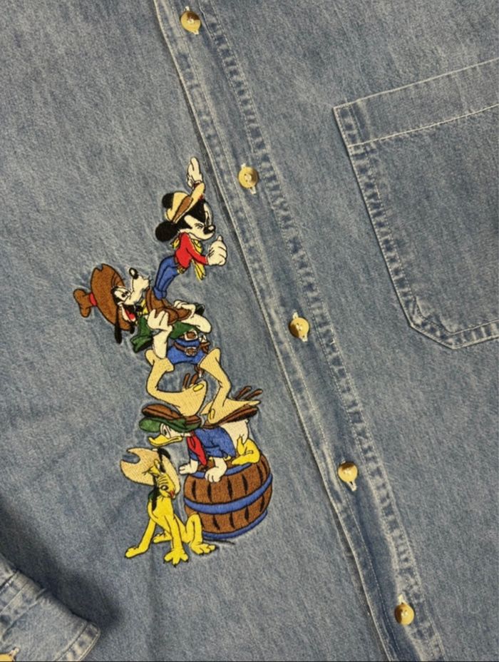 Rare chemise vintage Disneyland Paris M années 90s - photo numéro 4