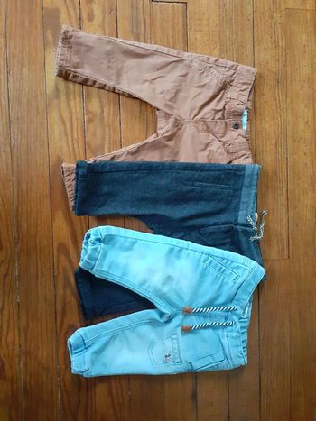Lot 3 pantalons 6 mois