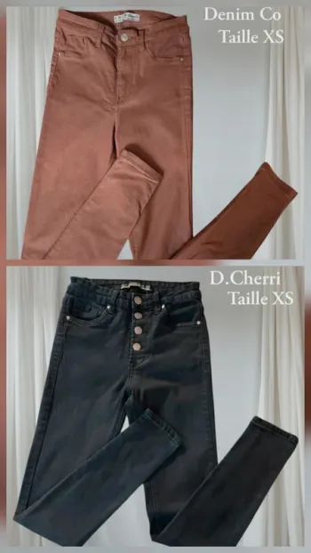 Lot pantalons skinny