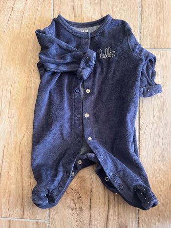 Pyjama en velours Kiabi