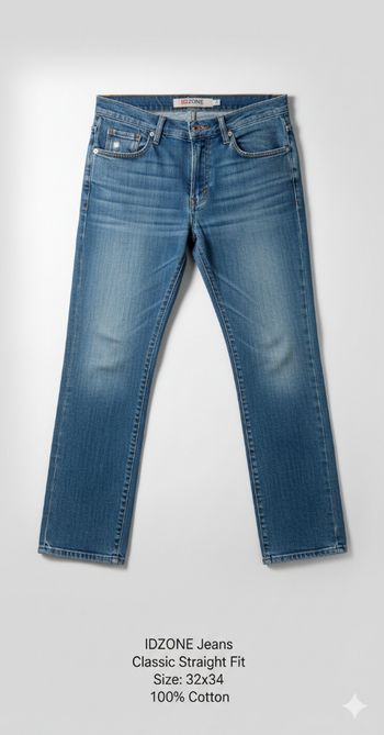Jeans straigt taille 38 id zone