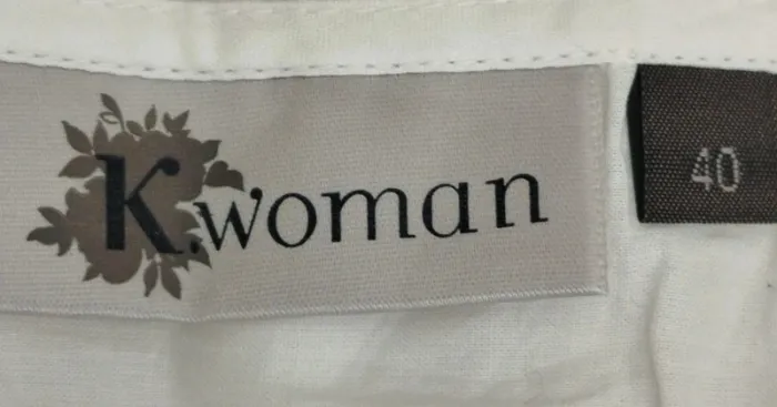 Blouse manches courtes blanche fleurie Kiabi taille 40 - photo numéro 4