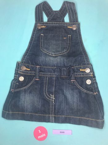 Robe salopette et jean’s 1mois