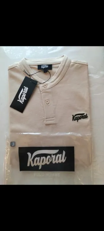 Polo homme Kaporal beige L