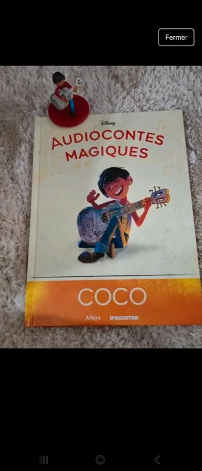 Livre+Figurine35 audioconte magique altaya deagostini disney magic audio conte compte