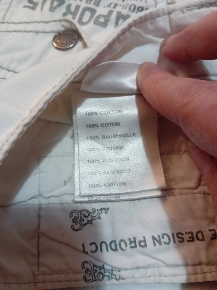 Original Cargot,Homme,Kaporal Blanc taille 40/ L /US W30 - photo numéro 14