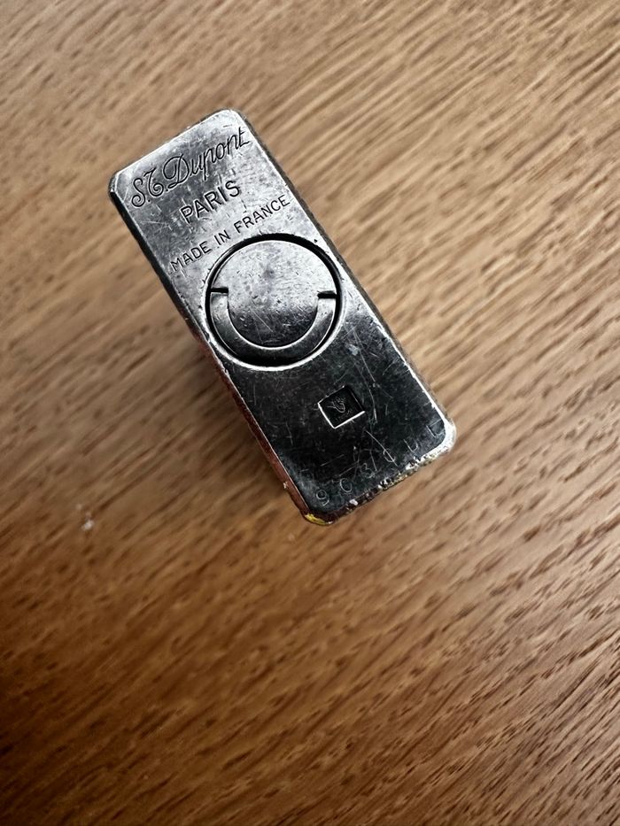 Briquet ancien  St Dupont argent - photo numéro 8