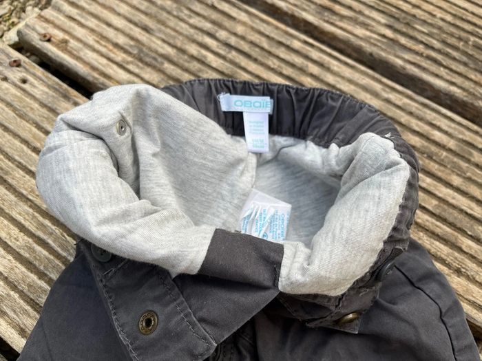 Pantalon avec doublure bébé garçon Obaibi taille 6 mois / 68 cm - photo numéro 4
