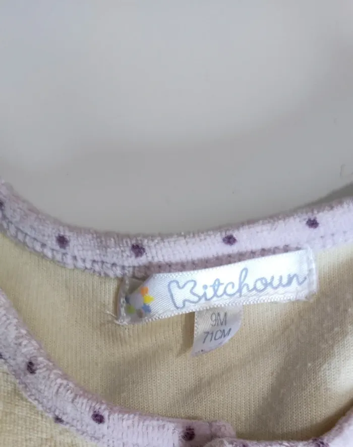 Pyjama hiver velours bébé fille impressions automne hiver printemps - photo numéro 7