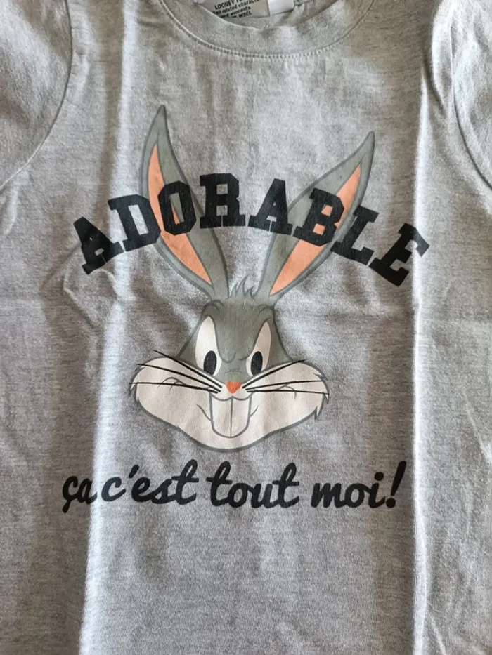 Lot de 2 t-shirts manches courtes 24 mois - photo numéro 2