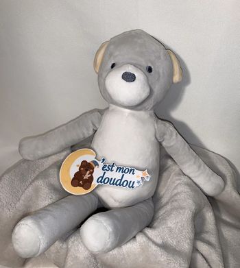 TK01 doudou ours Tom & kiddy