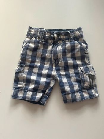 Short à carreaux