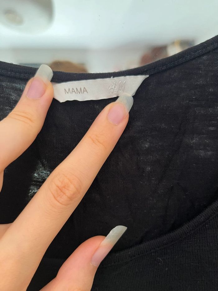 Débardeur noir avec inscription blanche, H&M , S - photo numéro 4