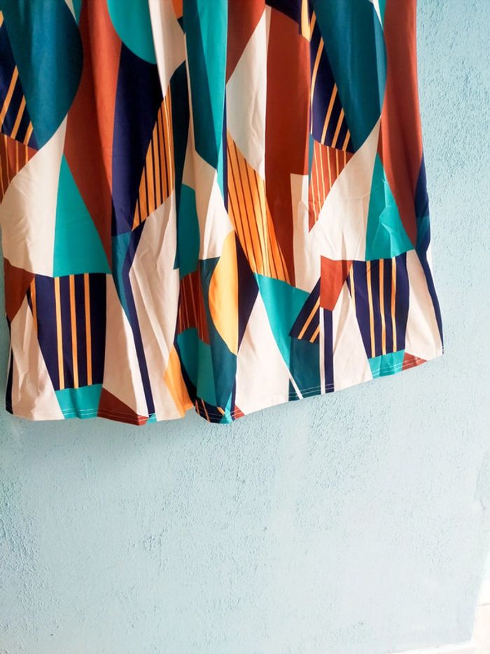 🌞 Robe d'été sans manches multicolore - Taille XXL - Neuve 🌞 - photo numéro 3