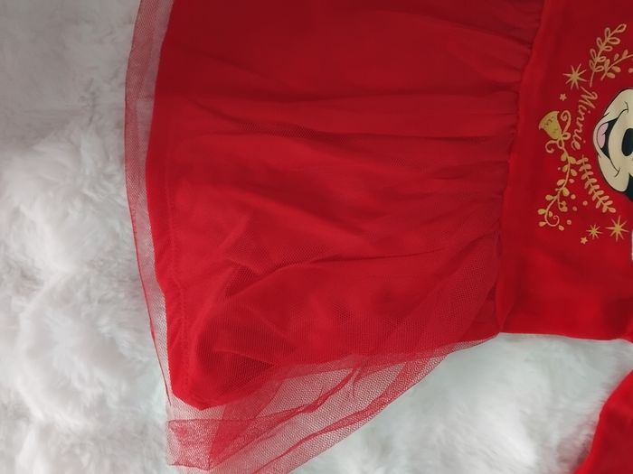 Robe Minnie Noël Disney ,neuf avec étiquettes, taille  6 mois - photo numéro 5
