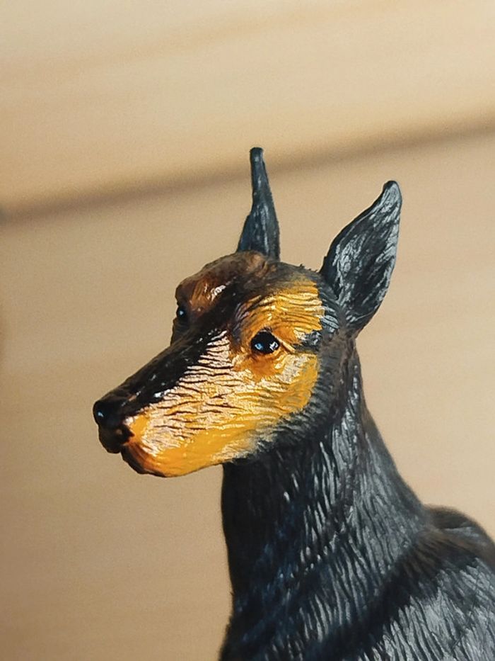 Figurine chien Doberman Animal domestique - photo numéro 2