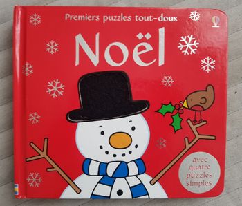 Livre puzzles tout-doux Noël