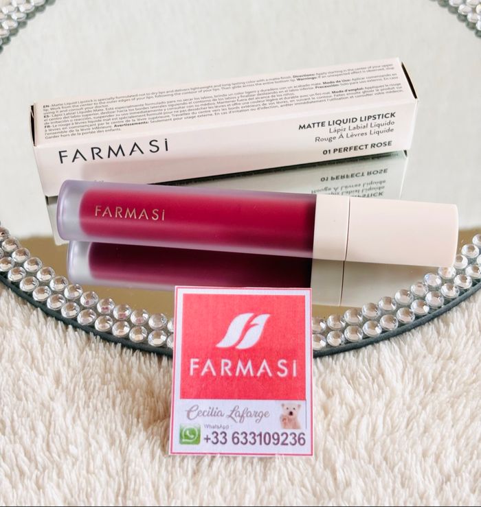 Labial líquido efecto mate Perfect Rose Farmasi