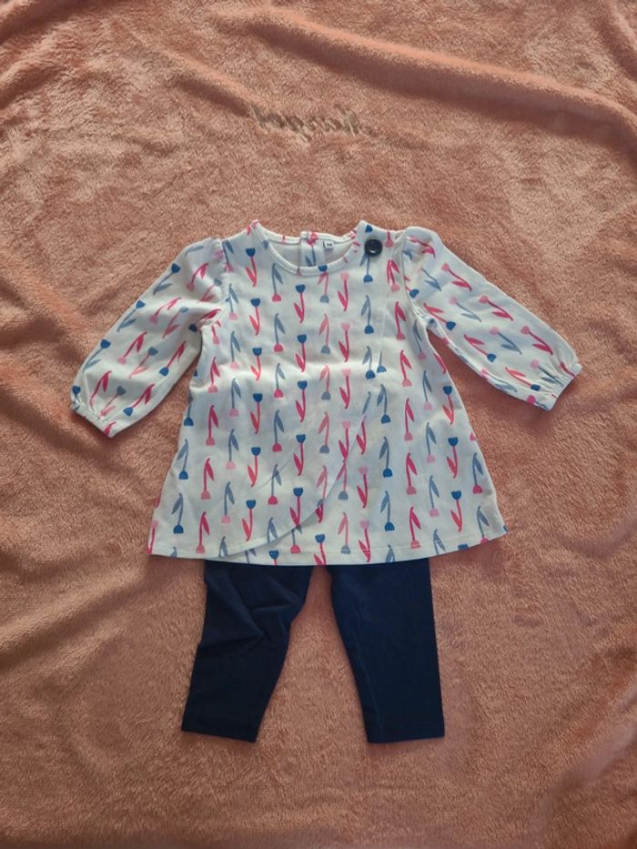 Ensemble bebe fille 6 mois