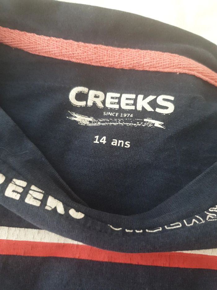 Tee-shirt garçon Taille 14 ans marque Creeks - photo numéro 2