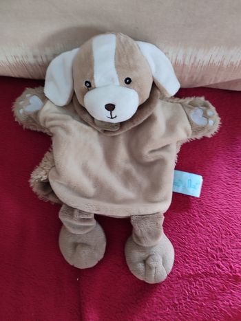 Doudou chien baby nat'