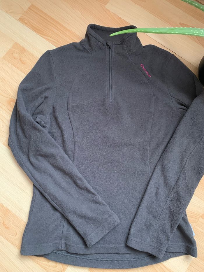 Polaire Quechua grise 12 ans - photo numéro 2