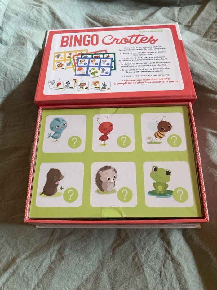 Jeu Bingo Crottes – complet – jeu enfant 3+ – éducatif et amusant - photo numéro 2