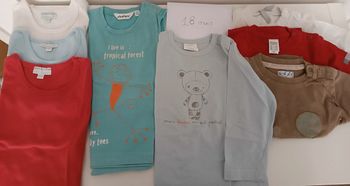 Lot Débardeurs et T-shirt 18 mois