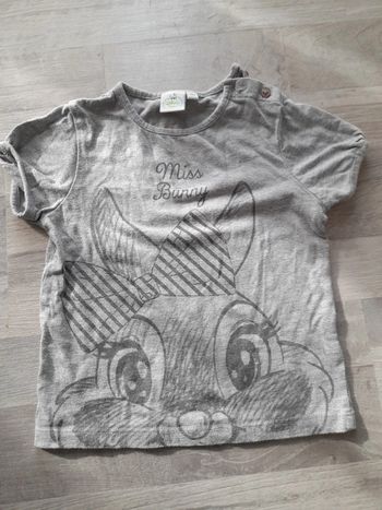 Tee shirt lapin 18 m disney