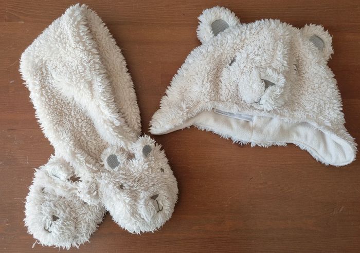 Ensemble bonnet écharpe