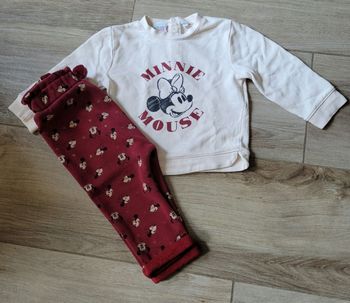 Ensemble pull et pantalon molletonnés Minnie  Taille 18 mois