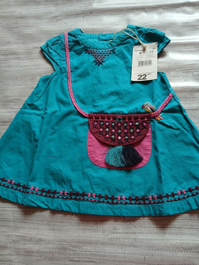 robe fille DPAM 67 cm 6 mois - photo numéro 1