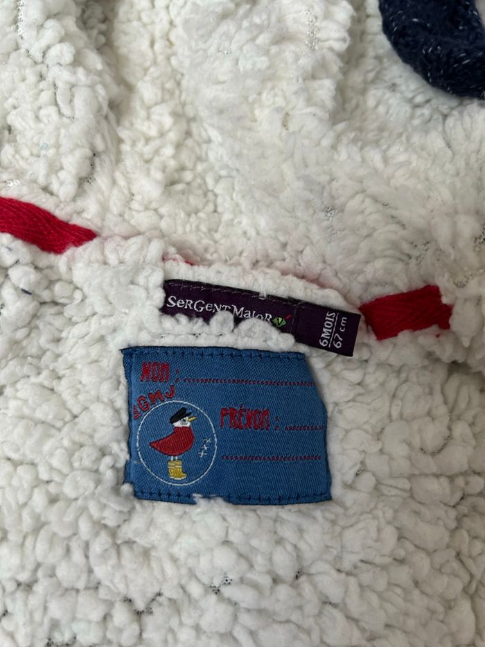 Manteau ou gros gilet bébé garçon 6 mois sergent major - photo numéro 4