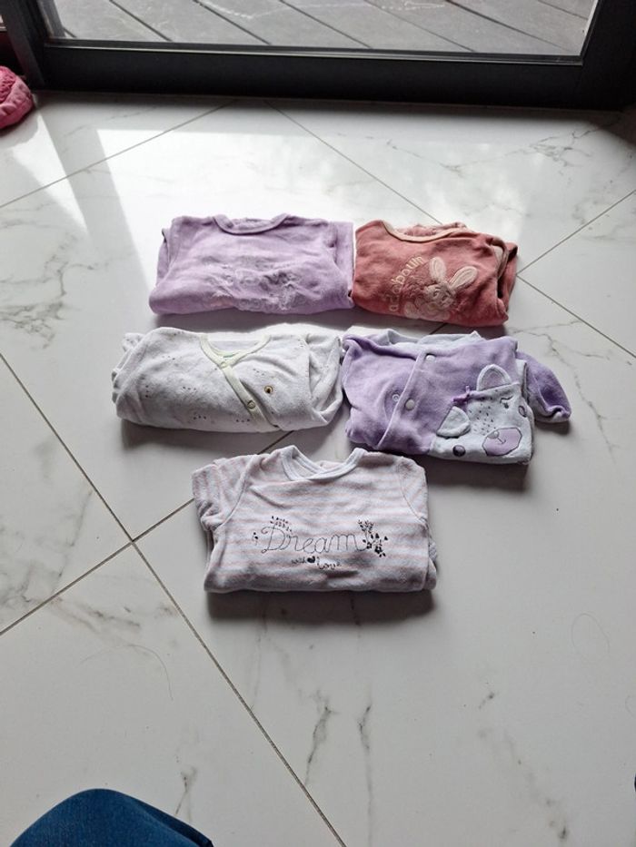 Lot 5 pyjamas 3 mois