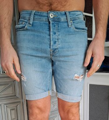 short en jean JACK & JONES bleu 