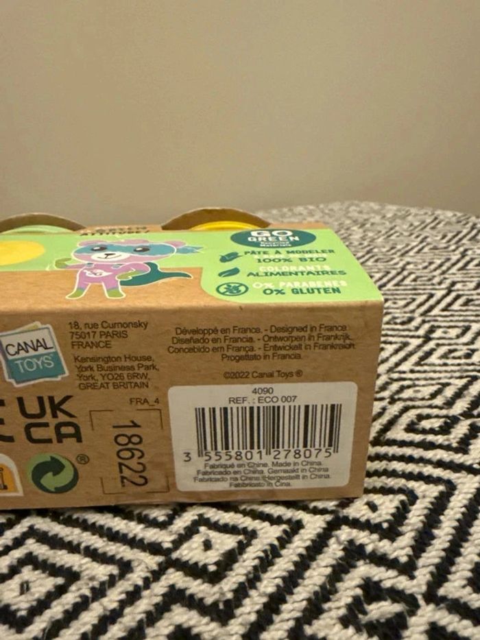 Canal Toys Super Green - 4 Pots de pâte à Modeler Bio - ECO 007 - photo numéro 3