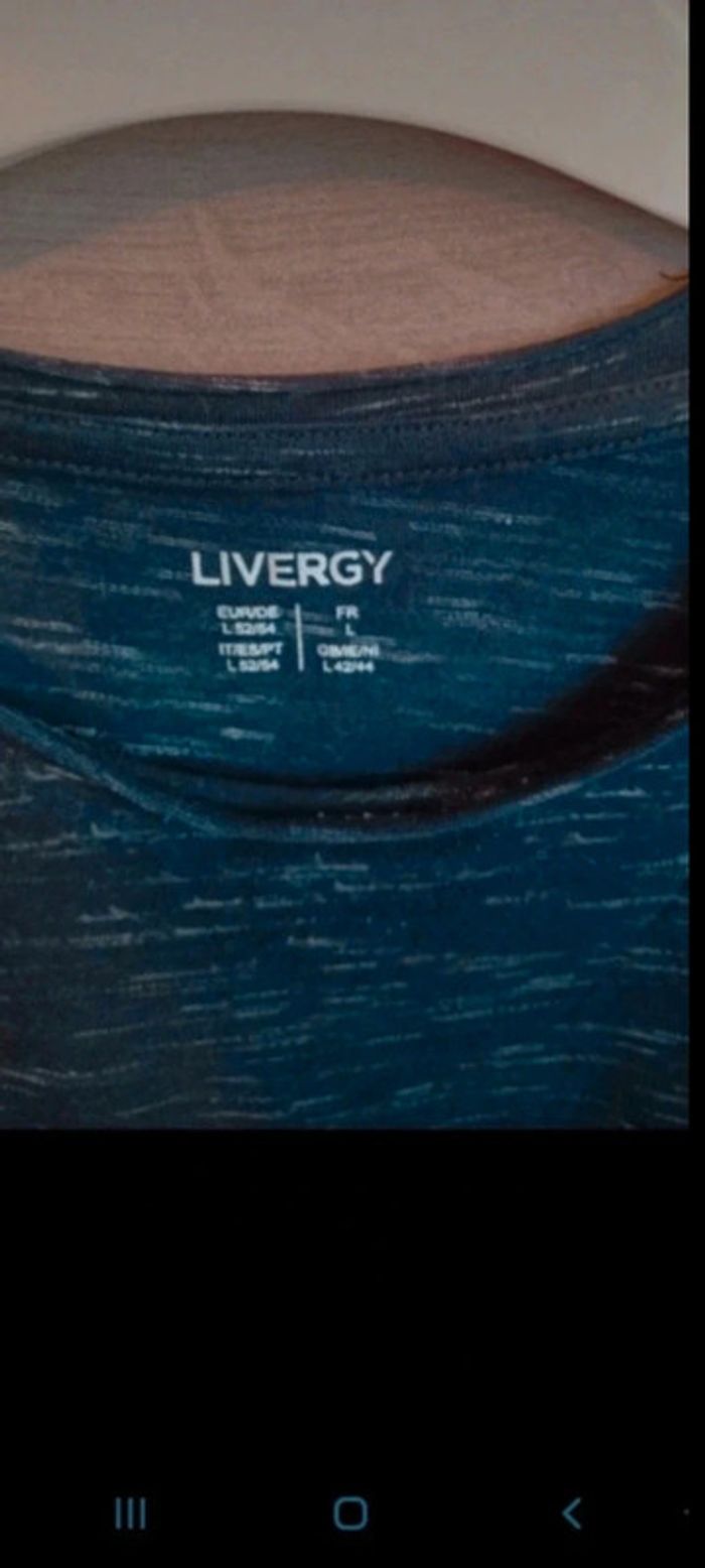 Pull léger bleu marine homme Taille L Livergy - photo numéro 3