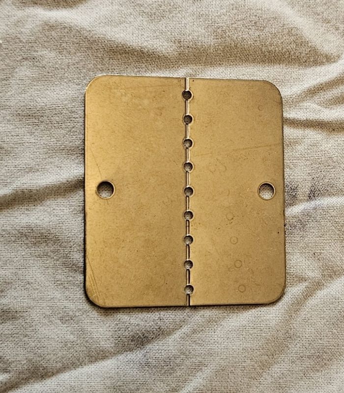 Plaque d'identité vierge - photo numéro 2