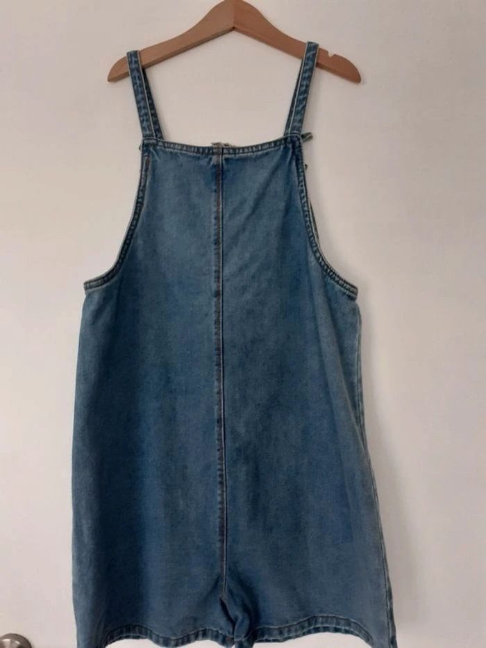 Salopette courte en jean / combishort 12 ans Vertbaudet - photo numéro 3