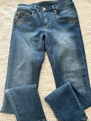 Jean femme bleu – Taille 38 (Cream)
