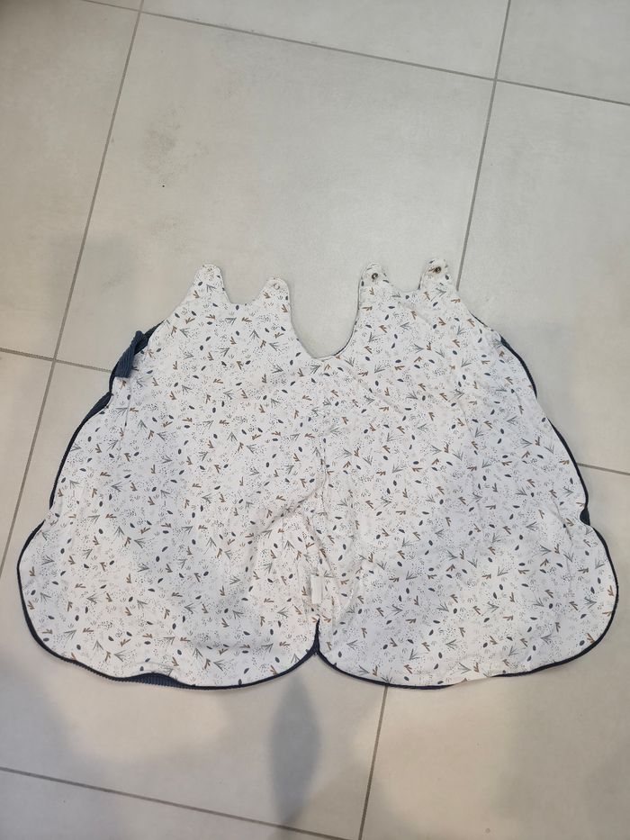 Gigoteuse bleu en velours côtelé, Domiva, Tog 2, 0-6 mois - photo numéro 4