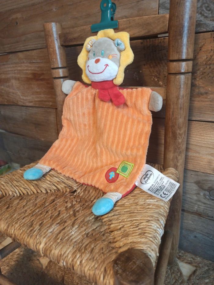 Doudou Lion mots d'enfants tbe - photo numéro 3