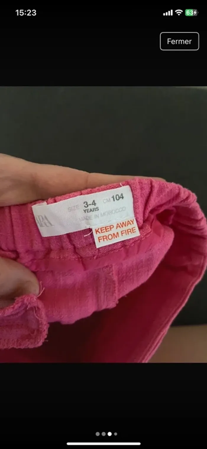 Jupe short Zara - photo numéro 3